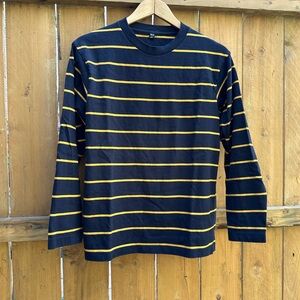 Uniqlo Size S Striped Long Sleeve Shirt